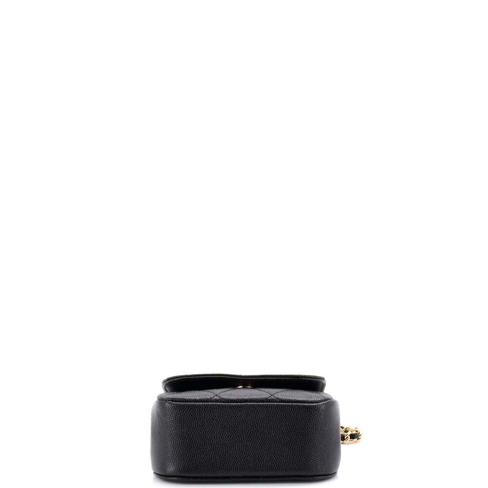Chanel Cc Frame Flap Clutch With Chain #259208C33B - Picture 4 of 6